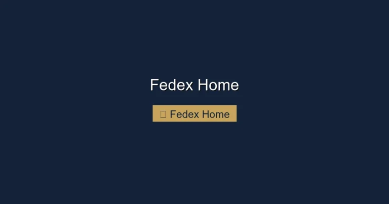 Fedex Home
