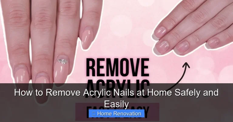 How to Remove Acrylic Nails at Home Safely and Easily