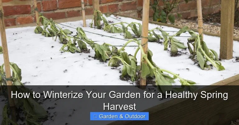 How to Winterize Your Garden for a Healthy Spring Harvest