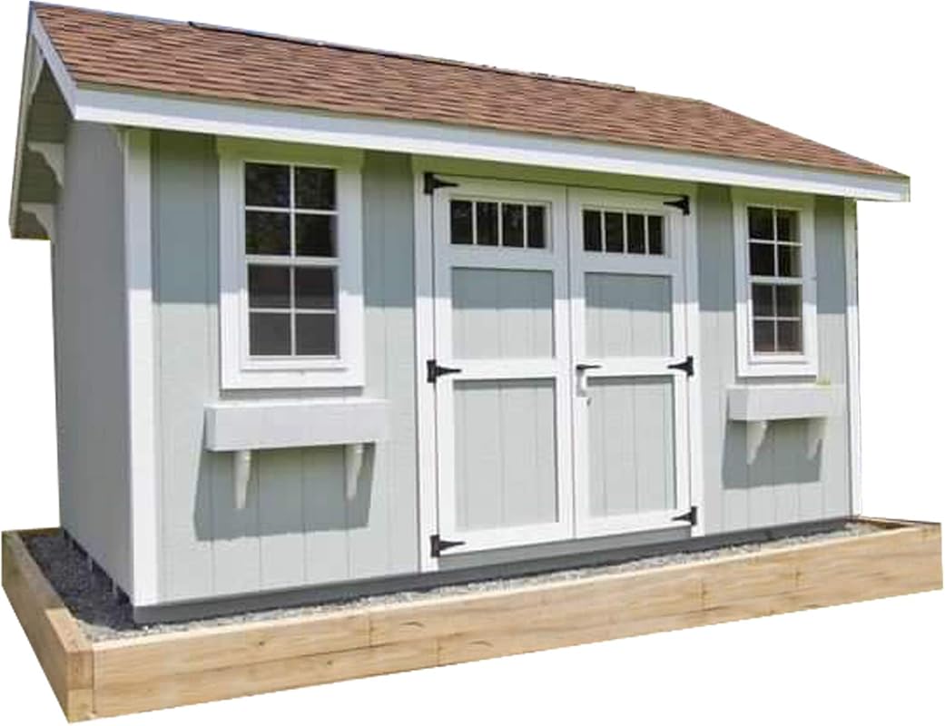 Saltbox 10x20 Garden Shed Plans