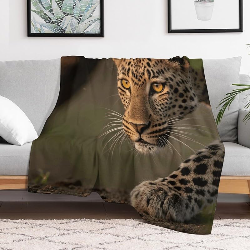 Cheetah Fleece Throw