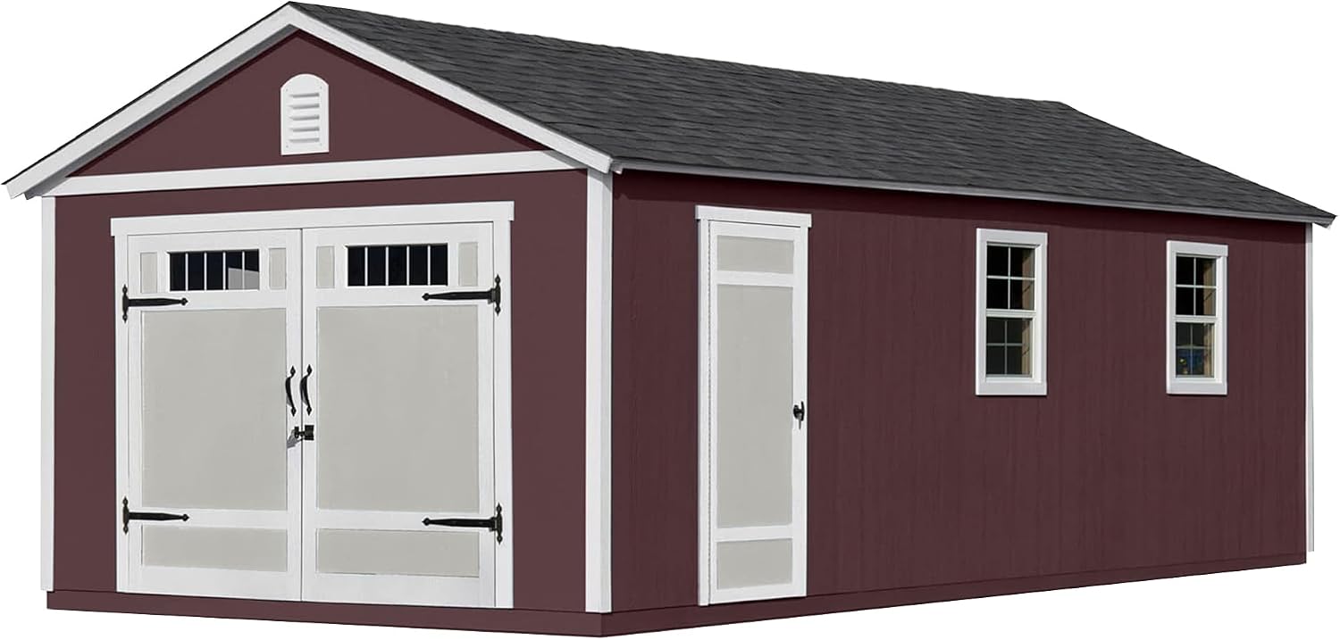 Broadside 12x24 Wooden Storage Shed