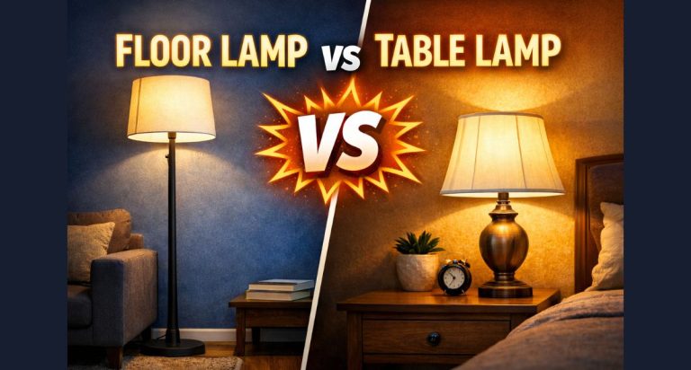 Floor Lamp vs Table Lamp