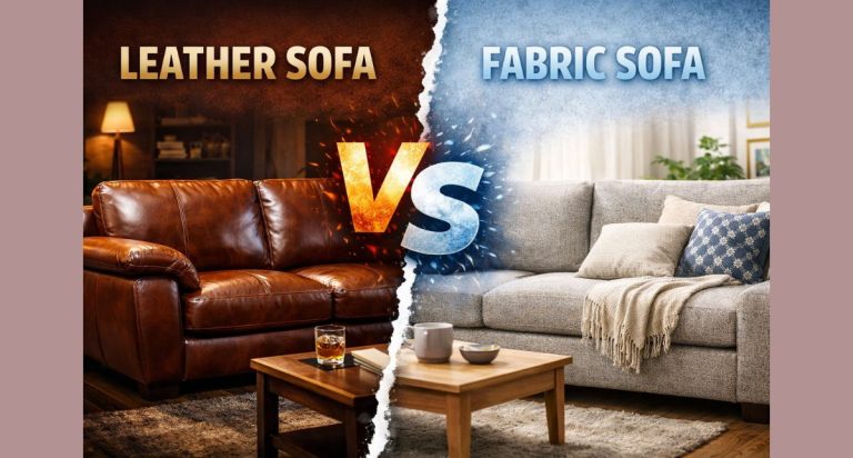Leather Sofa vs Fabric Sofa