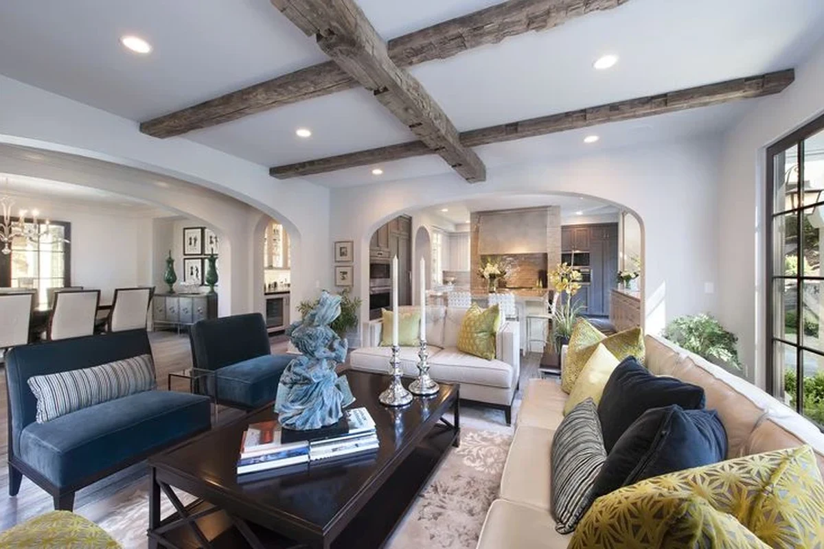 Modern 2015-built home interior with smart lighting, open layout, and connected living space