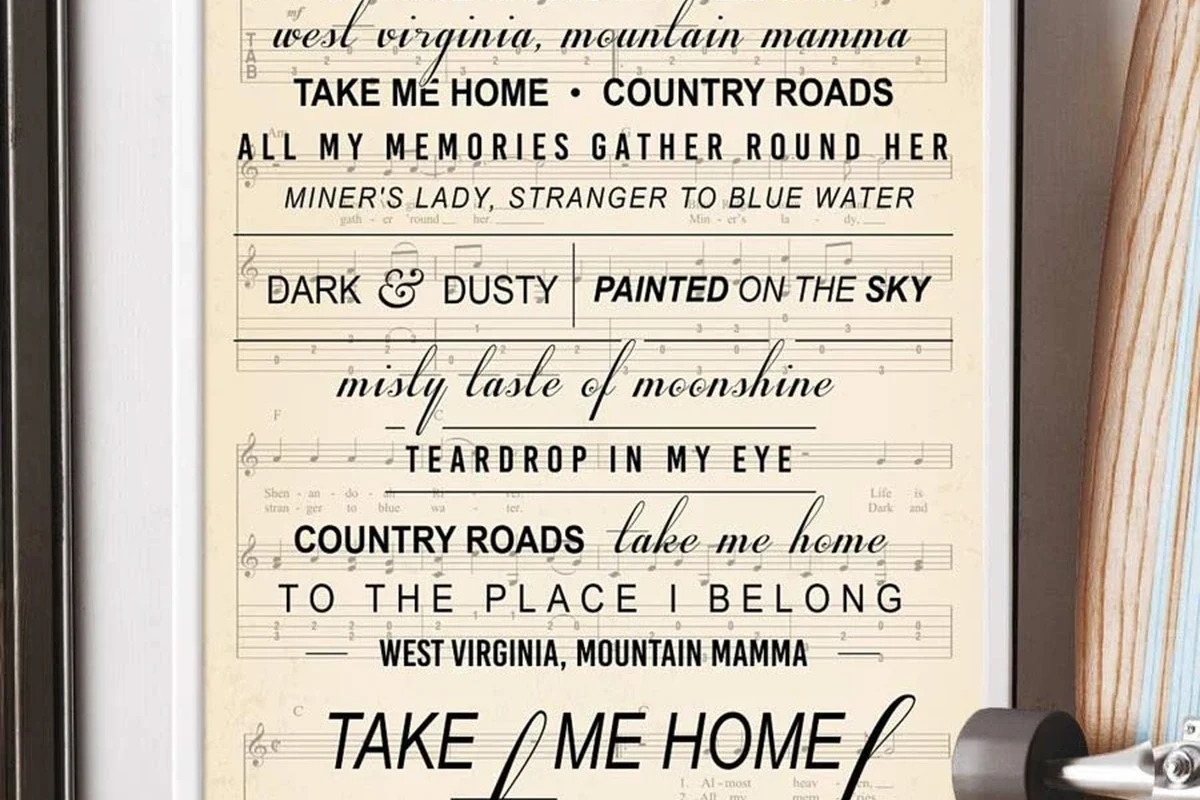Smart speaker and display in a cozy living room playing a nostalgic country song