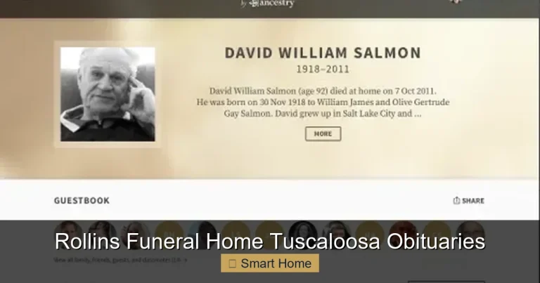 Rollins Funeral Home Tuscaloosa Obituaries